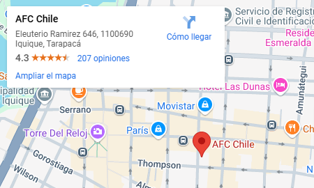 AfC sucursales - Abogados Laborales