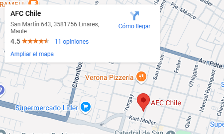 AfC sucursales - Abogados Laborales