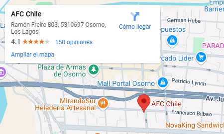 AfC sucursales - Abogados Laborales