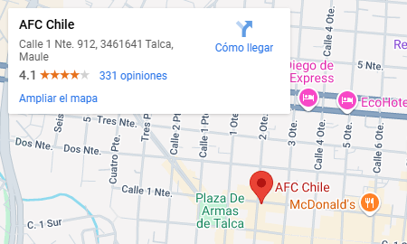 AfC sucursales - Abogados Laborales