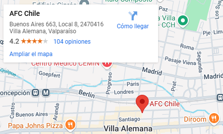AfC sucursales - Abogados Laborales
