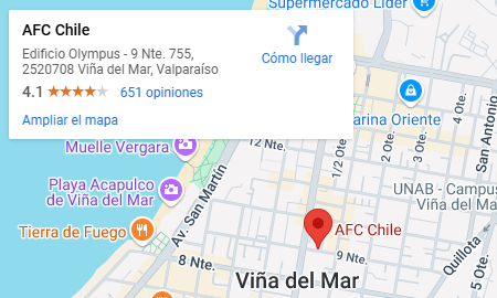 AfC sucursales - Abogados Laborales